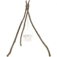 Robens Bushcraft DIY Tripod Barbecue metallic