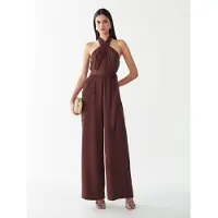 BWLDR Tuta jumpsuit 'Amerie' marrone scuro