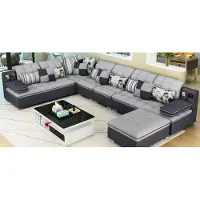 Xl Moebel Gmbh Möbel Wohnlandschaft Luxus Ecksofa U-Form Polster Sofas Relax Couch Textil Sitz