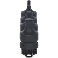 Ks Tools Set di bussole elettriche da 1/2", corte, 4 pezzi