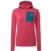 Mountain Equipment Women's Lumiko Hooded Jacket Giacca in pile Donna (42, rosso/fuchsia)