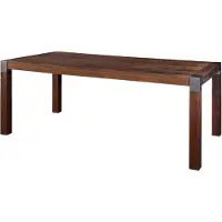 MASSIVMOEBEL24.DE MASSIVMOEBEL24 | Tavolo da pranzo in legno di mango 160x90x76 marrone laccato AMSTERDAM #13
