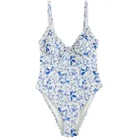 Next Costume intero crema / blu