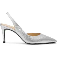 Michael Kors Alina Flex Sling Pump Silver Taglia: 38.5 | Tacchi Alti Outlet | Donna | Grigio