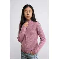 Desigual , maglione con stella e cerniera, Cotone, Rosso, 7/8