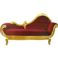 AEA Chaise longue reclinabile divano relax poltrona classico barocco rococò stile giovanile reale