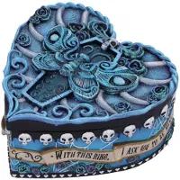Nemesis Now Portagioie ´voto Con Questo Anello´ La Sposa Cadavere 5 Cm