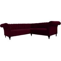 AEA Chesterfield Ecksofa Eckcouch Designer Sofa Couch Samt Ledersofa SLIII Sofa №82