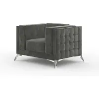 AEA Chesterfield Sessel 1 Sitzer Couch Polster Sofa Textil Luxus