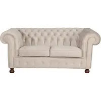 AEA Chesterfield Sofa 2 Sitzer Couch Polster Sofas Couchen Sitz Polster Garnitur