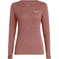 Salewa Women's Puez Melange Dry L/S Tee Maglia funzionale Donna (36, fuchsia)
