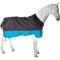 Horseware Mio T/O Lite Coperta impermeabile nera/turca e nera HW 20, misura:3'9