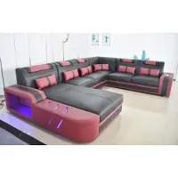 Xl Moebel Gmbh Leder Ecksofa U-förmiges Sofa Modernes Sofa Weiches Ecksofa Wohnbereich Design