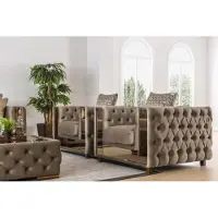 AEA Luxus Sessel Chesterfield Einsitzer klassisch Couch Möbel Einrichtung Sofa 1er
