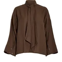 Peppercorn Camicia da donna 'Shandie' marrone