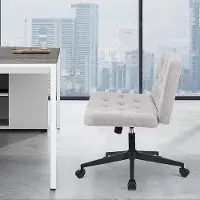 Generisch Sedia da ufficio ergonomica - Sedia da ufficio con schienale alto, supporto lombare regolabile, 49,5 cm (profondità) x 62,5 cm (larghezza) x 92 cm (altezza)