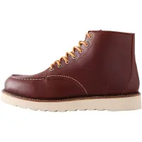 Next Boots stringati rosso scuro
