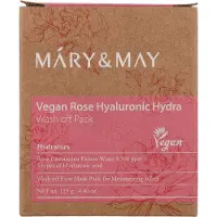 MARY & MAY Maschera Per Il Viso Rose Hyaluronic Hydra