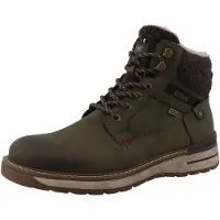Mustang Boots stringati marrone scuro / verde scuro