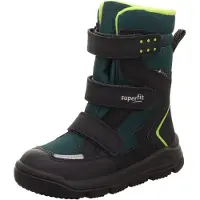 Superfit Stivale 'MARS' giallo neon / verde scuro / nero