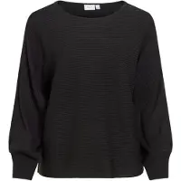 Vila Vivilja Scollo A Barchetta Pullover A Maglia