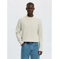Selected Pullover A Maglia Uomini Grigio XL