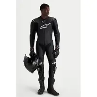 Alpinestars Tuta In Pelle Missile V3 - 1 Pezzo Black, Taglia: 48