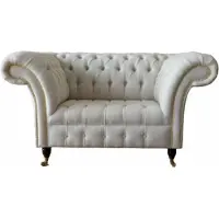 AEA Sofa 1.5 Sitzer Couch Design Polster Modern Textil Stoff Couchen