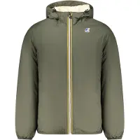 K-way - Giacca isolante e impermeabile - Le Vrai 4.0 Claude Orsetto Green Blackish per Uomo in Pelle - Taglia XXL - Verde