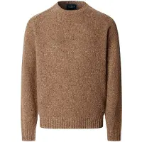 Hackett per uomo. HM7000253 Maglione Donegal Crew beige tetley (XL), Lana, Classico