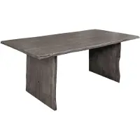 MASSIVMOEBEL24.DE MASSIVMOEBEL24 | tavolo da pranzo in legno di Acacia 180x100x76 grigio scuro laccato PURE ACACIA #414