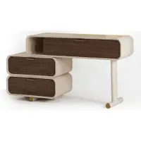 Xl Moebel Gmbh Comò da trucco, stile moderno, colore beige, ideale per la camera da letto, comodo e pratico