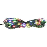 Dripio Catena luminosa a LED, lunghezza 19,9 metri, grado di protezione IP44, adatta per uso esterno, 1770 LED