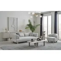 AEA Edle Wohnzimmer Garnitur Polstersofa Designer Sessel Holz Sideboard