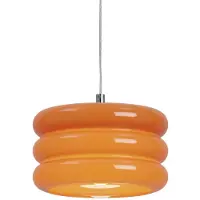 Eglo Lampada a sospensione Tortora, arancione, Ø 20 cm, vetro, E27