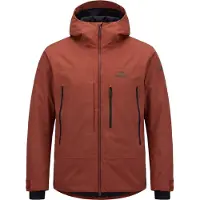 Eider - Giacca isolante e impermeabile - M Frema 2L Insulated Jkt Brandy Brown in Silicone - Taglia XXL - Marrone