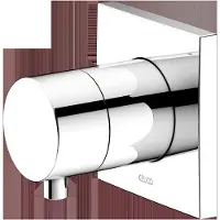 Keuco IXMO Vanne d'inà encastrer pour 2 consommateurs avec poignée Comfort, sans arrêt, rosace carrée, 59556011002, 59556011002