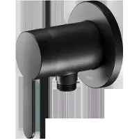 Keuco IXMO Flat Mitigeur monocommandé pour douche avec raccord de flexible, rosace ronde, 59552370301, 59552370301