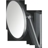 Keuco iLook_move, Miroir de soins de beauté, sans éclairage, rond, montage mural, 17612130000, 17612130000