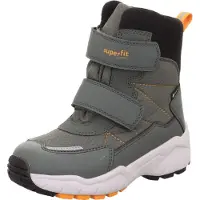Superfit Boots da neve 'CULUSUK 2.0' verde scuro / arancione / nero