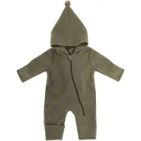 Maximo Baby's Jersey Fleece Overall m. Kapuze u. Pompon Tuta outdoor Bambini (86/92, olivia)