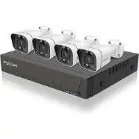 Foscam FN9108E B4 2T weiß 8 Kanal Netzwerk-Videorekorder FN9108E 4x V5EP
