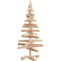 Syfax Albero di Natale in legno KOTKA 90 cm Legno di pino massello