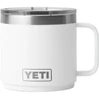 Yeti Rambler Stackable Mug 2.0 14oz Mag Slider Lid, White, tazza impilabile con coperchio, 414 ml