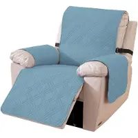 Merkloos Copridivano reversibile - Copripoltrona relax bicolore - Tessuto resistente all'usura - Resistente ai graffi - Tessuto morbido - Per una casa curata - Copertura per poltrona