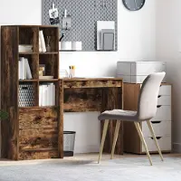 Merkloos Scrivania compatta per l'ufficio domestico e lo studio, 70 x 40 x 76 cm