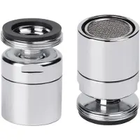 Markenlos Adattatore filtro aeratore girevole per rubinetto da cucina, compatibile con rubinetti da 16 mm – ricambio per un efficiente risparmio idrico e un flusso d'acqua ottimizzato