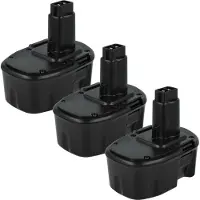 VHBW 3 batterie compatibili con Dewalt DC835KB, DC935KB, DC830KB, DC935KA, DC983KA, DC936KA, DC757KA, DC930KA, DC757KB utensili (3000 mAh, NiMH, 14,4 V)