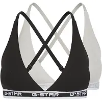 G-Star Underwear Aquamarine 2 Pack Multi-way Triangle Bralette Blac Taglia: XL | Reggiseni Outlet | Donna | Ciano