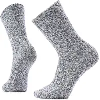 Smartwool Everyday Cozy Heritage Rib Crew Socks Calze casual (38-41, grigio)
